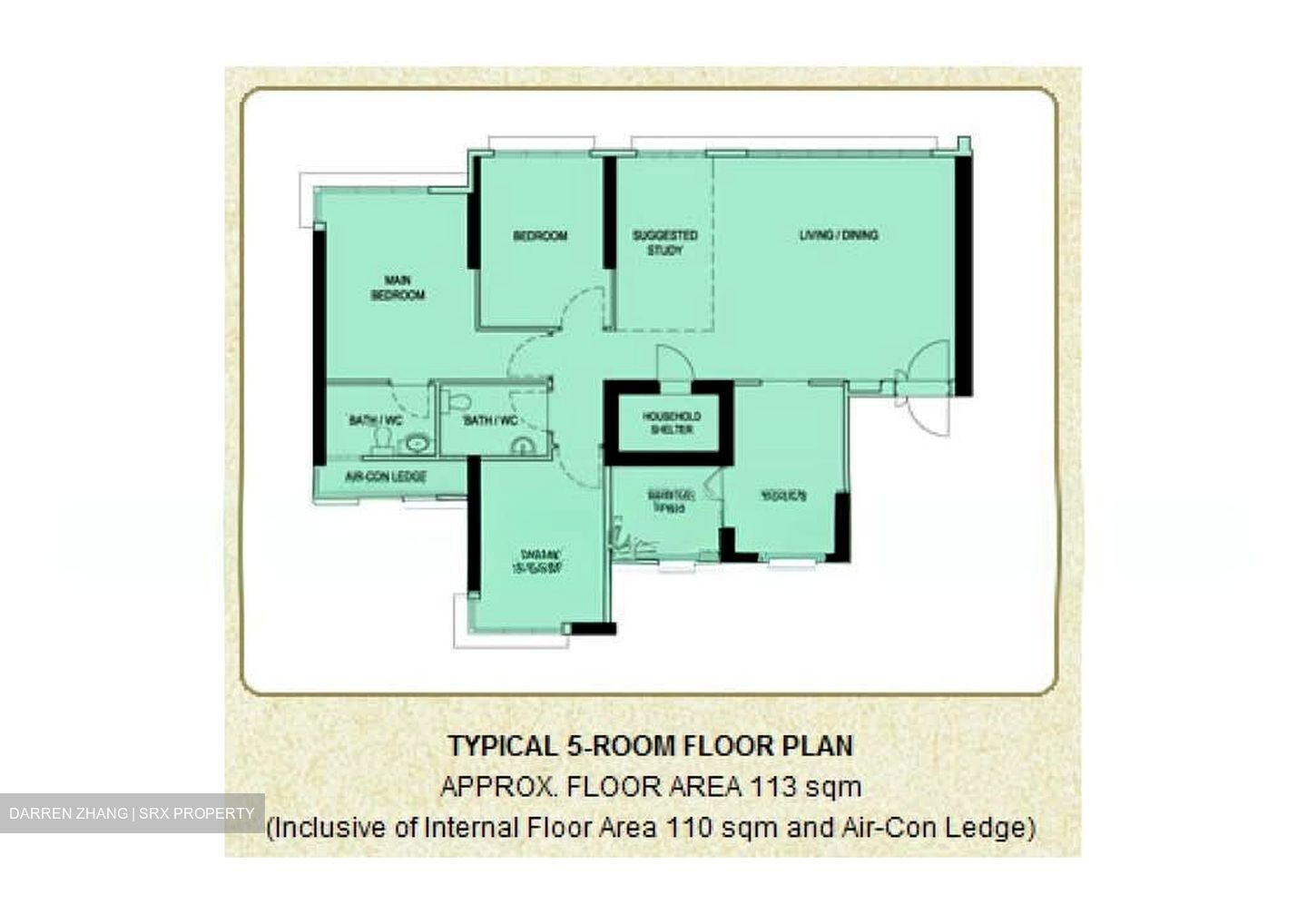 Blk 292C Skypeak @ Bukit Batok (Bukit Batok), HDB 5 Rooms #591563631
